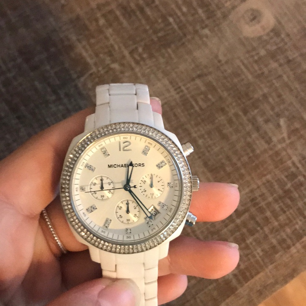 Michael kors white watch